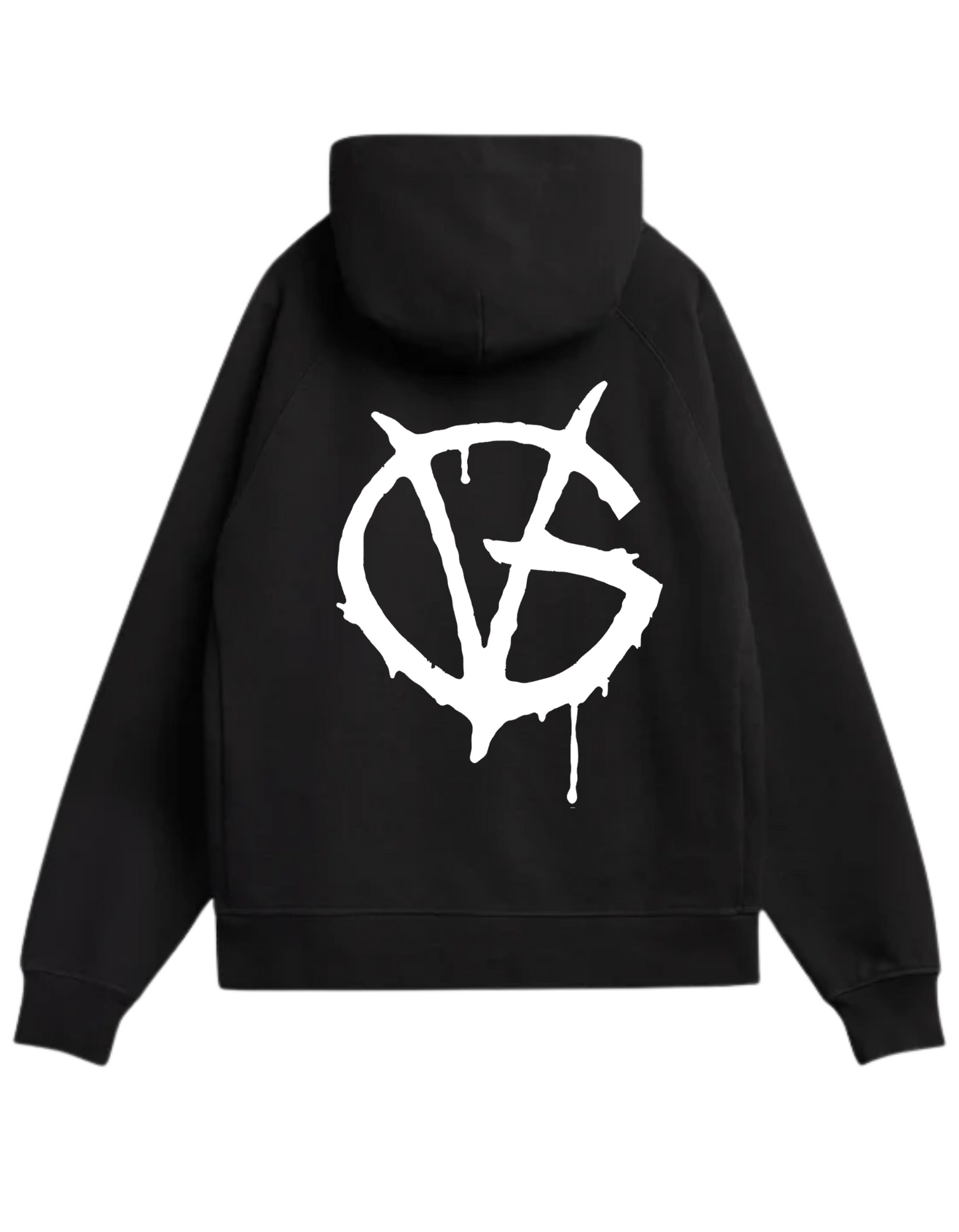 Black OC Good Villain French Terry Hooded Sweatshirt (No Strings)